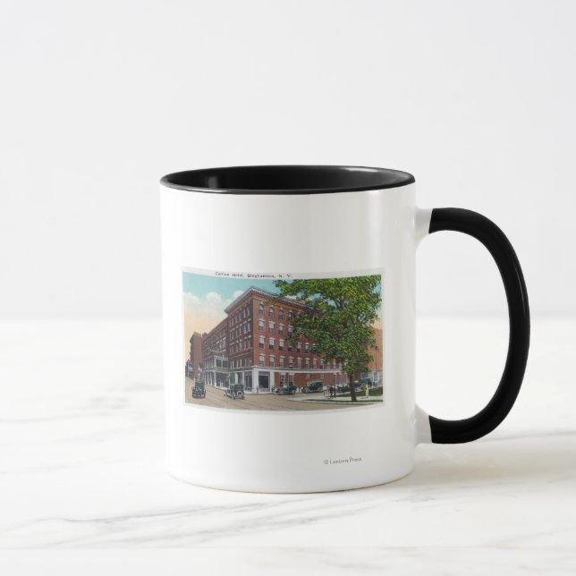 Exterior View of the Carlton Hotel Mug (Right)