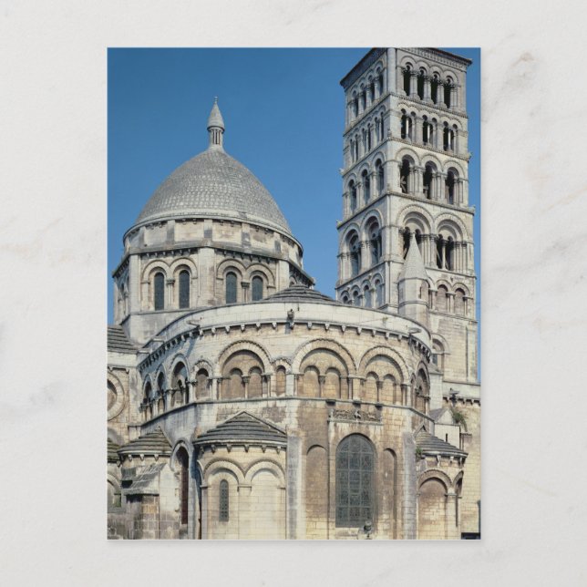 Exterior view of the chevet postcard (Front)