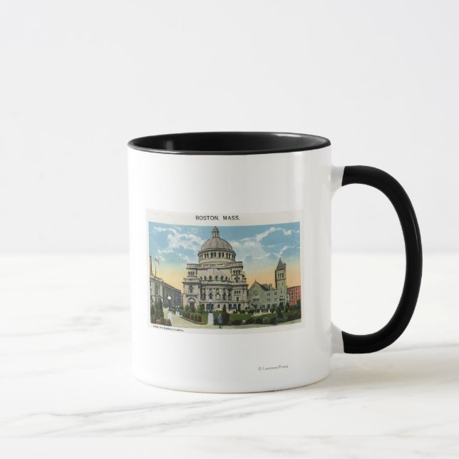Exterior View of the Christian Science Church Mug (Right)
