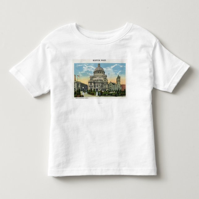 Exterior View of the Christian Science Church Toddler T-shirt (Front)