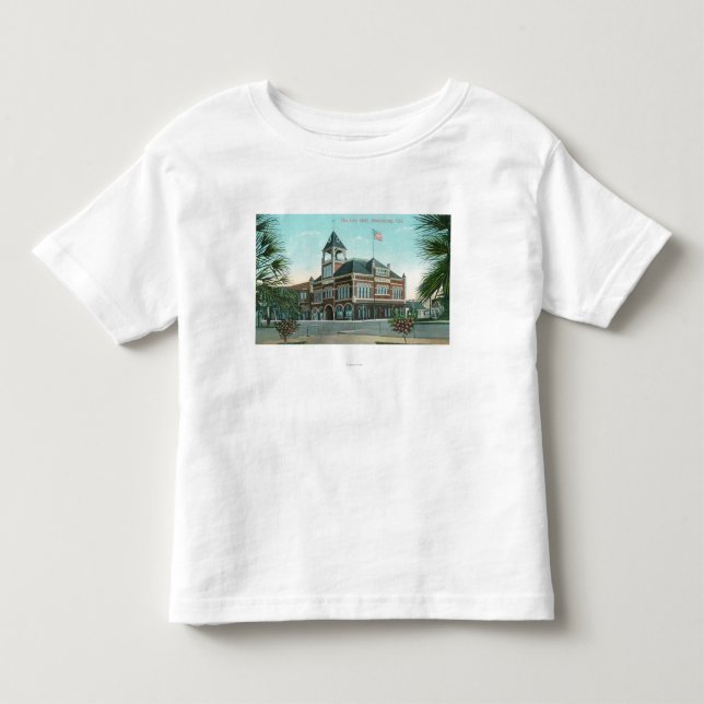 Exterior View of the City HallHealdsburg, CA Toddler T-shirt (Front)