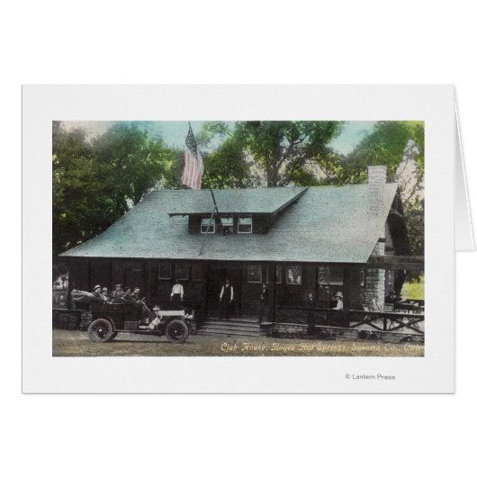 Exterior View of the Club House Cards (Front Horizontal)
