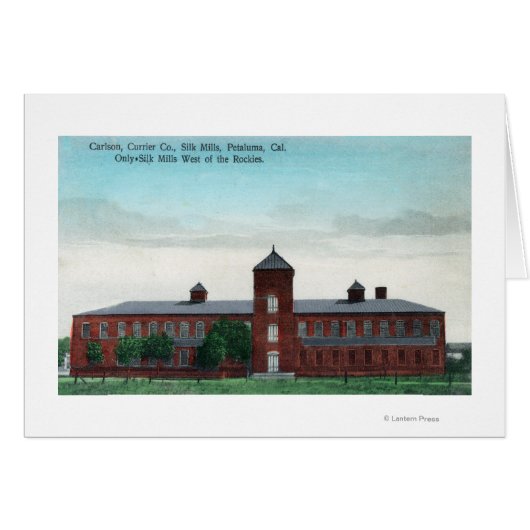 Exterior View of the Currier Co Silk Mills Cards (Front Horizontal)