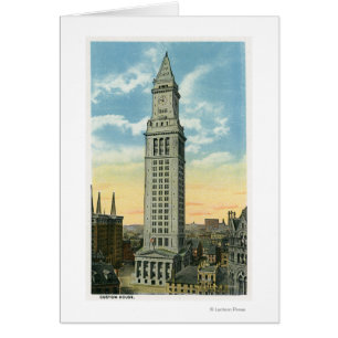 Exterior View of the Custom House Cards