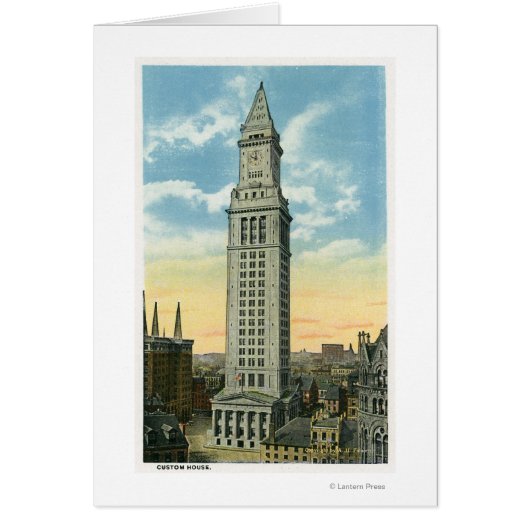 Exterior View of the Custom House Cards (Front)