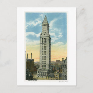 Exterior View of the Custom House Postcard