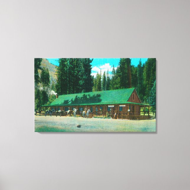 Exterior View of the Dardanelle Resort Canvas Print (Front)
