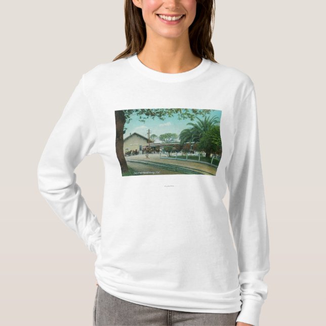 Exterior View of the DepotHealdsburg, CA T-Shirt (Front)