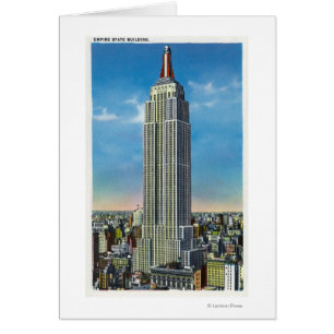 Exterior View of the Empire State Bldg Cards