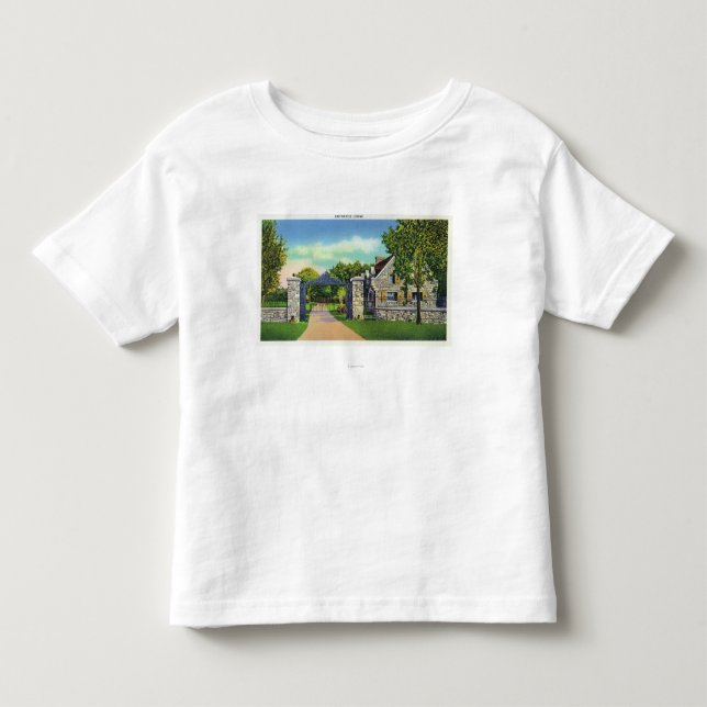 Exterior View of the Entrance Lodge Toddler T-shirt (Front)