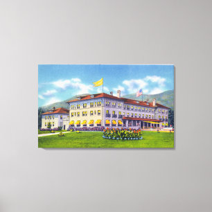 Exterior View of the Fort William Henry Hotel Canvas Print