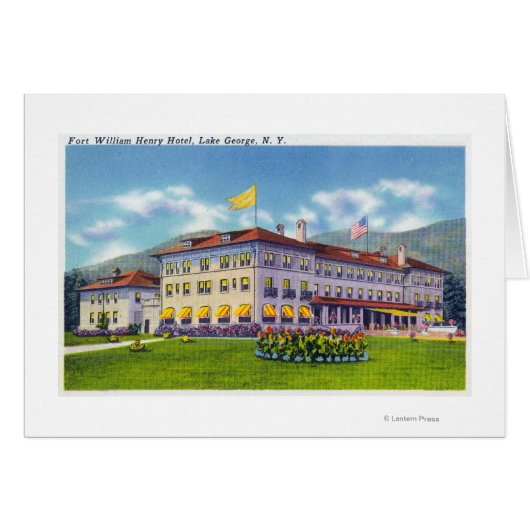 Exterior View of the Fort William Henry Hotel Cards (Front Horizontal)