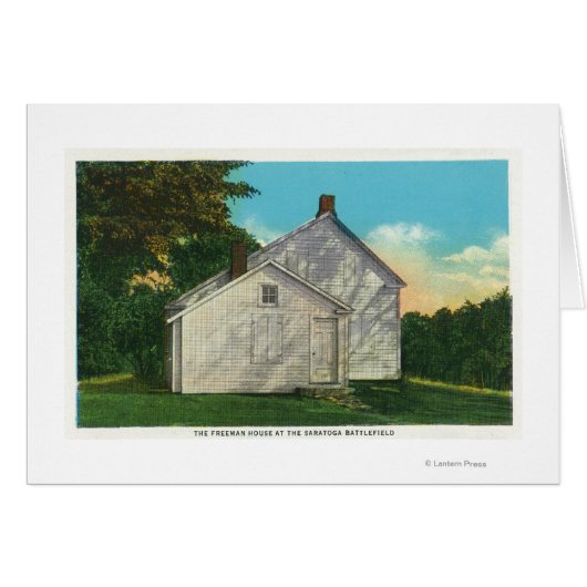 Exterior View of the Freeman House Cards (Front Horizontal)