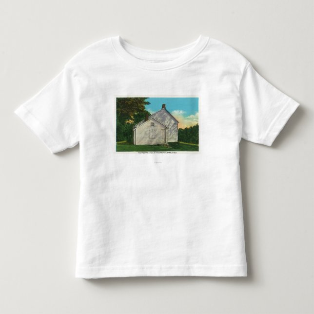 Exterior View of the Freeman House Toddler T-shirt (Front)