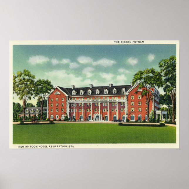 Exterior View of the Gideon Putnam Hotel Poster (Front)