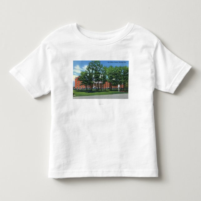 Exterior View of the Gideon Putnam, Saratoga Toddler T-shirt (Front)