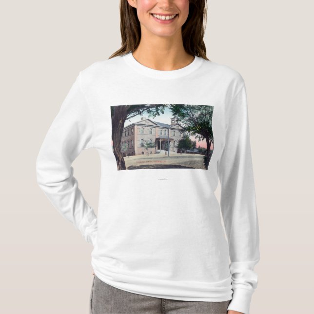 Exterior View of the Grammar SchoolRedding, CA T-Shirt (Front)