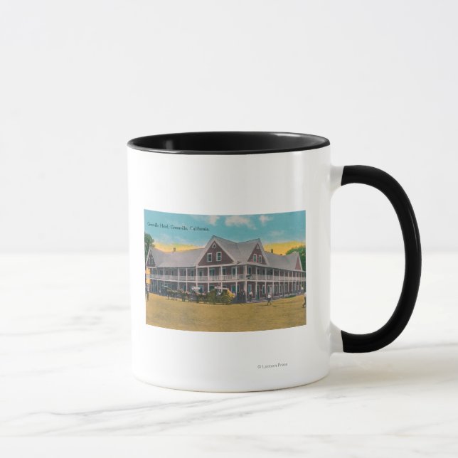 Exterior View of the Greenville Hotel Mug (Right)