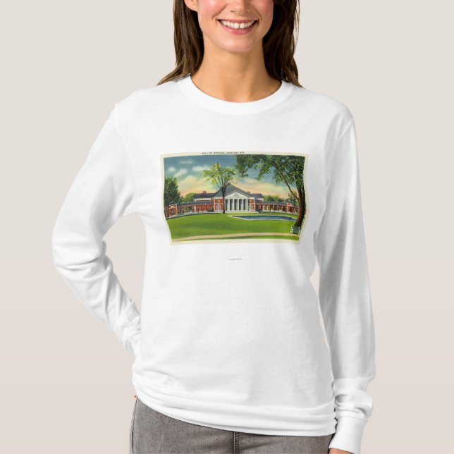 Exterior View of the Hall of Springs # 2 T-Shirt (Front)