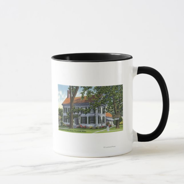 Exterior View of the Harriet Beecher Stowe House Mug (Right)