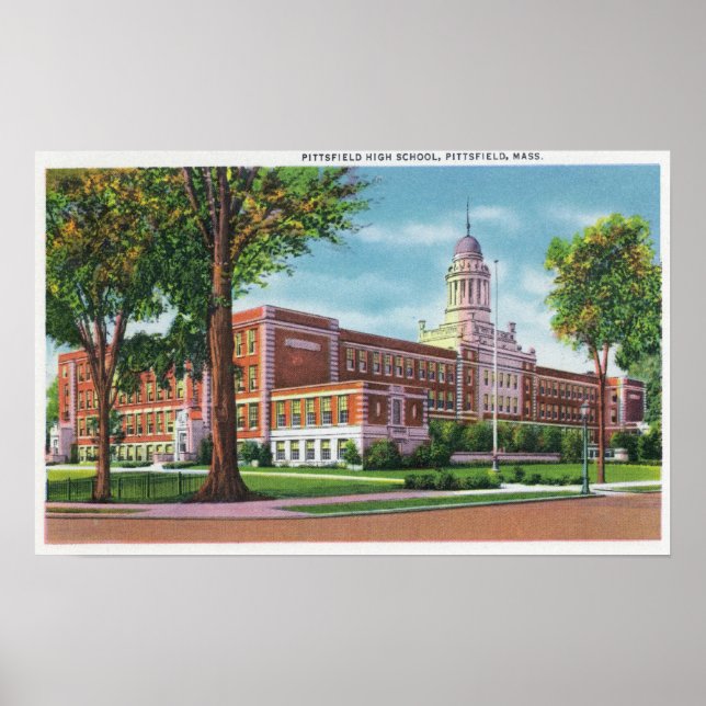 Exterior View of the High School Poster (Front)