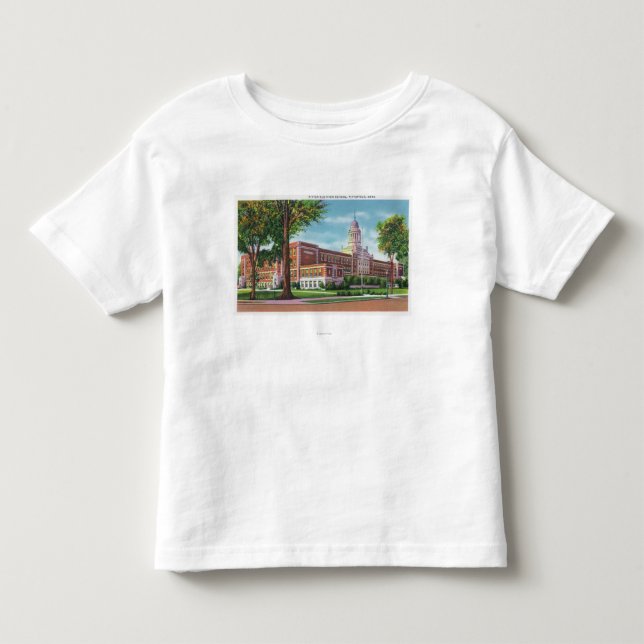 Exterior View of the High School Toddler T-shirt (Front)