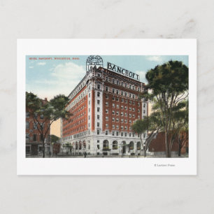 Exterior View of the Hotel Bancroft Postcard