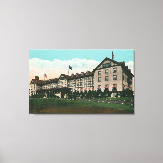 Exterior View of the Hotel Champlain Canvas Print (Front)