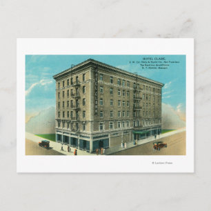 Exterior View of the Hotel Clark Postcard