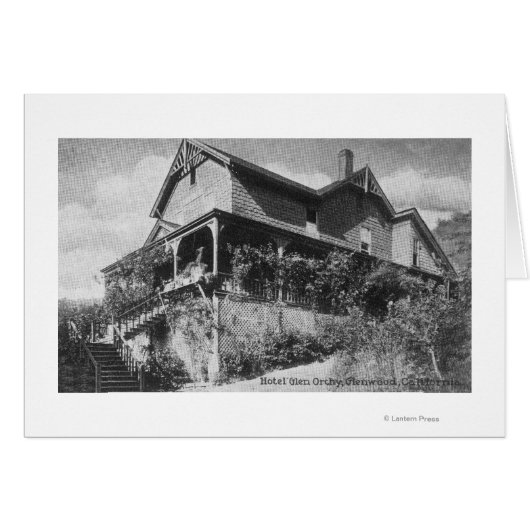 Exterior View of the Hotel Glen Orchy Cards (Front Horizontal)