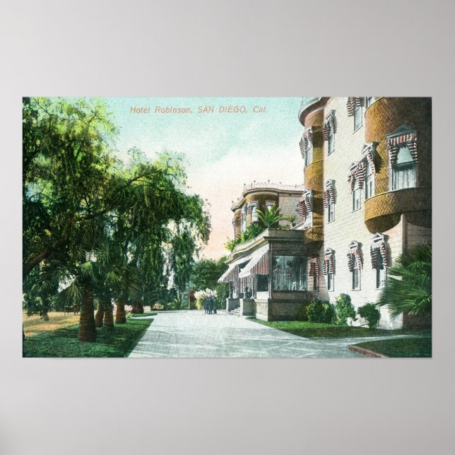 Exterior View of the Hotel Robinson Poster (Front)