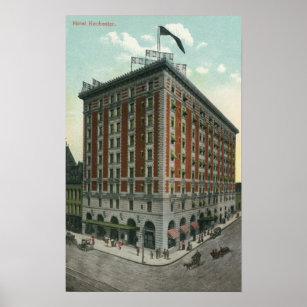 Exterior View of the Hotel Rochester Poster