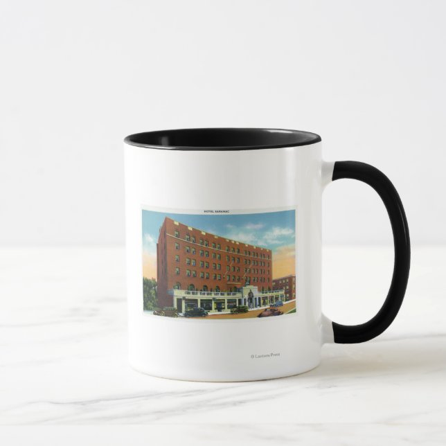 Exterior View of the Hotel Saranac Mug (Right)