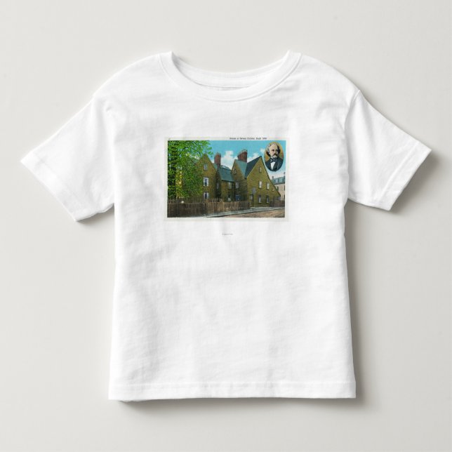 Exterior View of the House of Seven Gables # 2 Toddler T-shirt (Front)