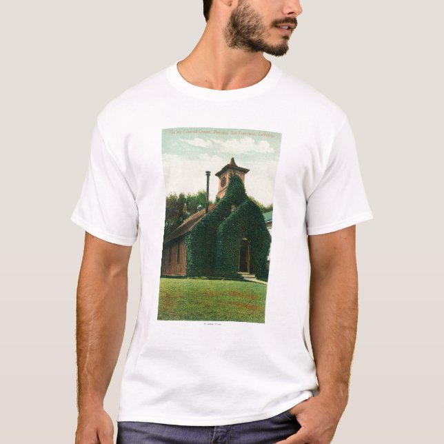 Exterior View of the Ivy Covered Chapel, T-Shirt (Front)