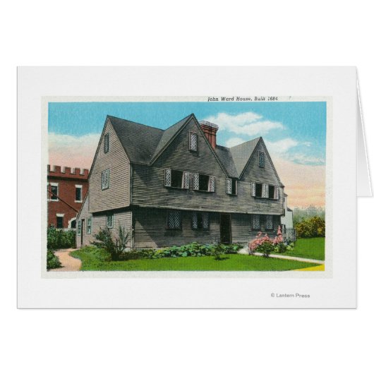 Exterior View of the John Ward House Cards (Front Horizontal)