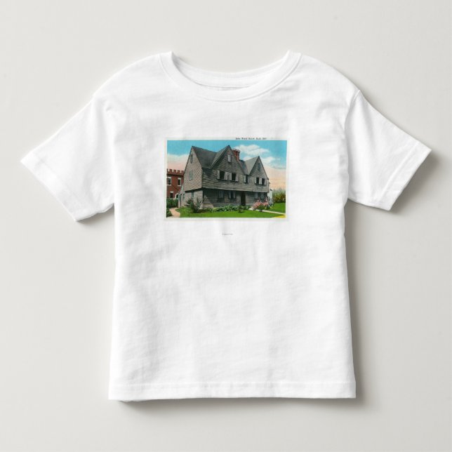 Exterior View of the John Ward House Toddler T-shirt (Front)