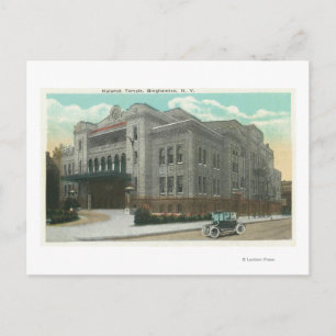 Exterior View of the Kalurah Temple Postcard