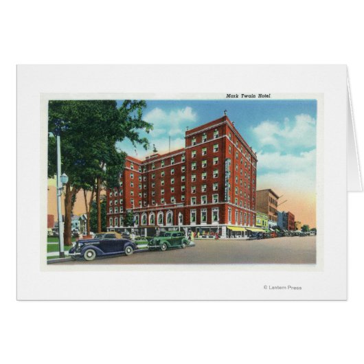 Exterior View of the Mark Twain Hotel Cards (Front Horizontal)