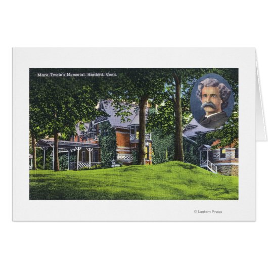 Exterior View of the Mark Twain Memorial # 2 Cards (Front Horizontal)