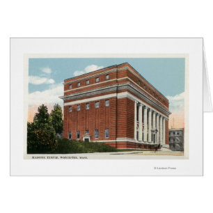 Exterior View of the Masonic Temple 2 Cards