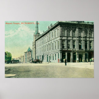 Exterior View of the Masonic Temple 2 Poster