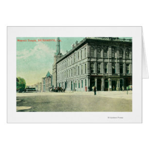 Exterior View of the Masonic Temple Cards