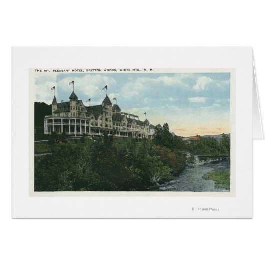 Exterior View of the Mount Pleasant Hotel # 2 Cards (Front Horizontal)