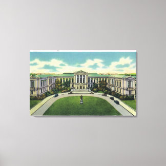 Exterior View of the Museum of Fine Arts # 2 Canvas Print