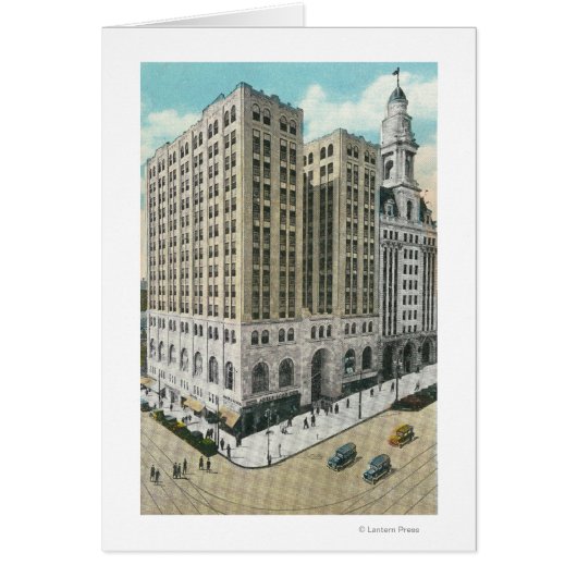 Exterior View of the National Savings Bank (Front)