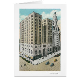 Exterior View of the National Savings Bank Cards