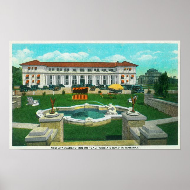 Exterior View of the New Atascadero Inn Bungalow Poster (Front)