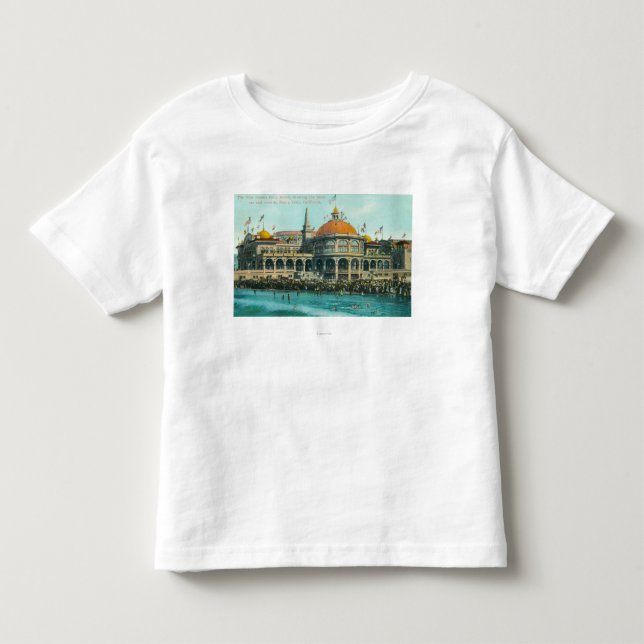 Exterior View of the New Casino from the Beach Toddler T-shirt (Front)