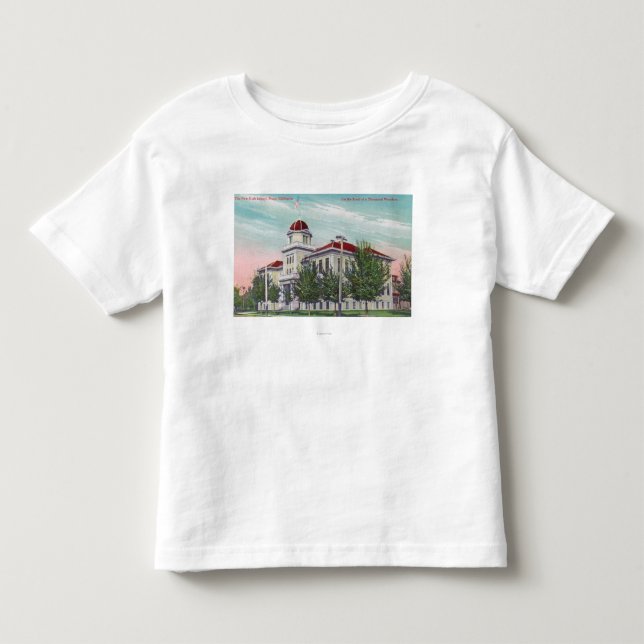 Exterior View of the New High SchoolNapa, CA Toddler T-shirt (Front)